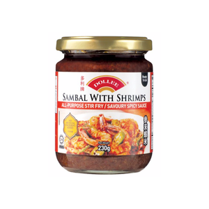 Dollee Sambal with Shrimps 230g-Condiments-Primo Food Supplies