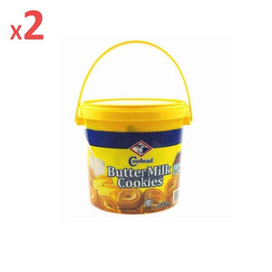 Cowhead Butter Milk Cookies 350g Bucket x 2-Snacks-Primo Food Supplies